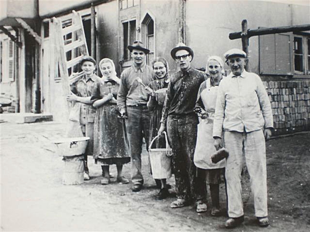 Erich Hempfling und Helfer 1960